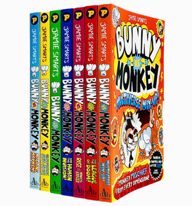 Bunny vs Monkey Series By Jamie Smart 7 Books Collection Set - Ages 7-9 - Paperback