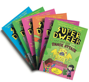 The Adventures of Super Dweeb Series By Jess Bradley 6 Books Collection Box Set - Ages 7-9 - Paperback