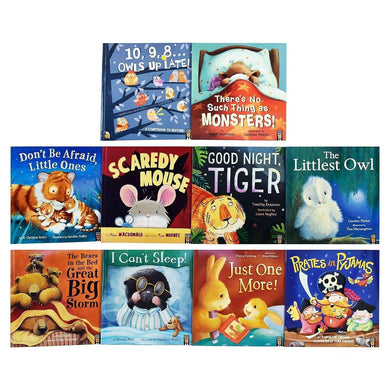 My First Bedtime Children's Library 10 Picture Books Collection Set - Ages 2-6 - Paperback