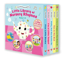 Load image into Gallery viewer, Little Library of Sing-Along Nursery Rhymes: illustrated 5 Books Collection Box Set - Ages 3-6 - Board Book