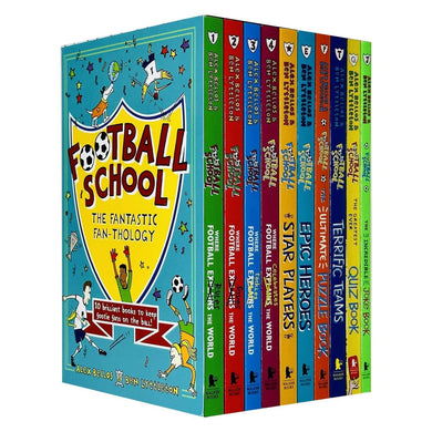 Football School The Fantastic Fan-Thology By Alex Bellos & Ben Lyttleton: illustrated 10 Books Collection Box Set - Ages 7+ - Paperback