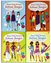 Load image into Gallery viewer, Usborne: Sticker Dolly Dressing Fashion Designer Activity Pack By Fiona Watt 4 Books Collection Box Set - Ages 7+ - Paperback