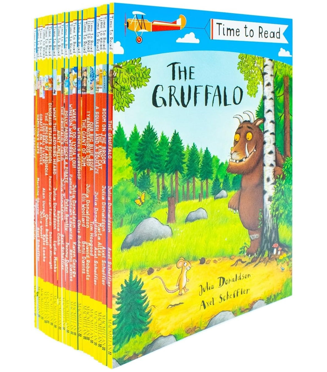 Time To Read Collection 20 Books Set By Julia Donaldson & Lydia Monks - Ages 0-5 - Paperback