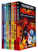 Load image into Gallery viewer, Mega Robo Bros Series  By Neill Cameron Graphic Novels 6 Books Collection Set - Ages 9-12 - Paperback