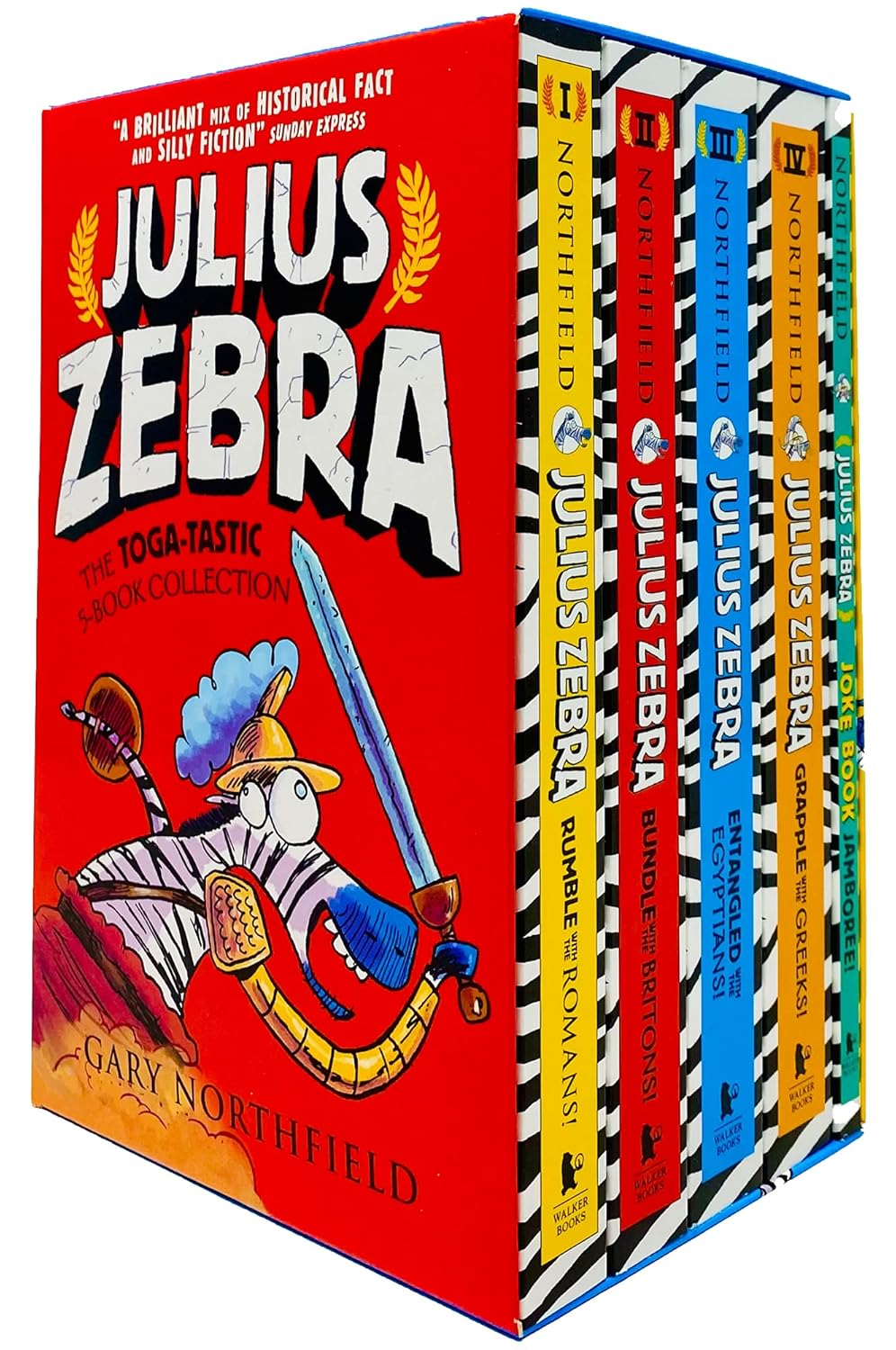 Julius Zebra by Gary Northfield 5 Kids Books Children Collection - Ages 7-9 - Paperback