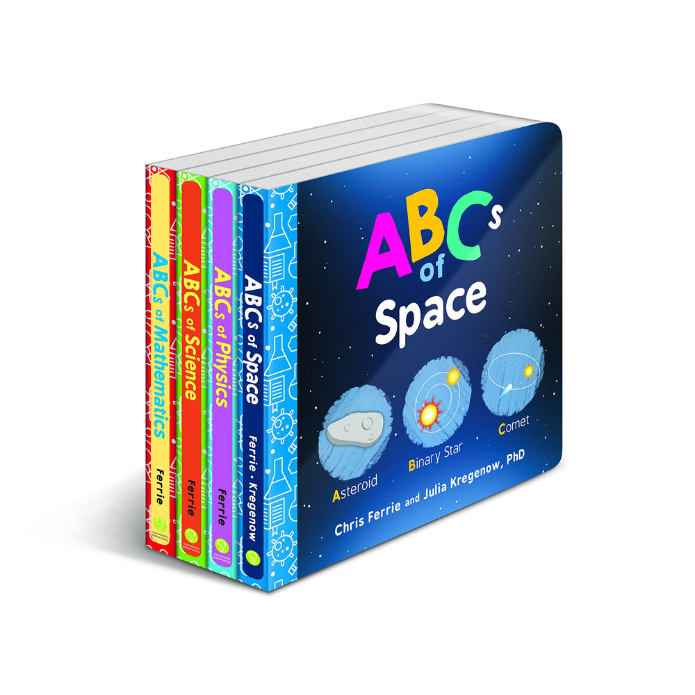 My First Science Library Abc's 4 Book Collection Set by Chris Ferrie - Ages 3+ - Board Book - Bangzo Books Wholesale