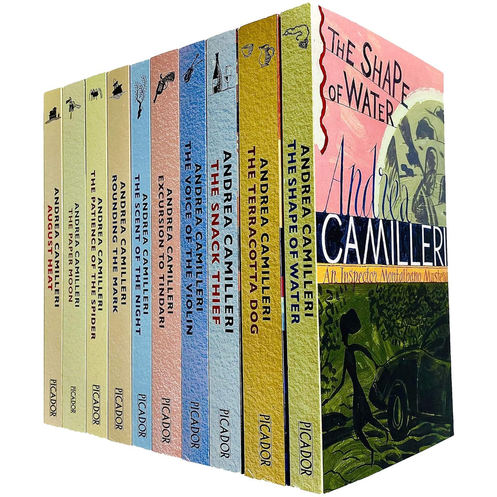 Inspector Montalbano Mysteries Series Books 1 To 10 by Andrea Camilleri - Fiction - Paperback - Bangzo Books Wholesale