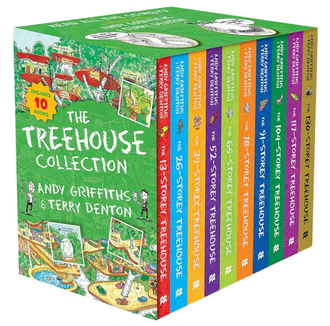 The Treehouse Series by Andy Griffiths & Terry Denton 10 Books Collection Set - Ages 5-11 - Paperback