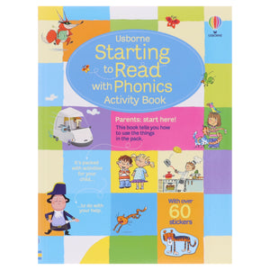 Starting to Read with Phonics: 8 Story Books (Plus 1 Activity Book & My Alphabet Chart) Collection Box Set - Ages 4+ - Paperback