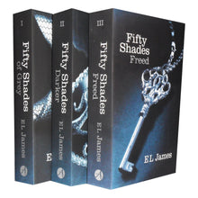 Load image into Gallery viewer, The Fifty Shades Trilogy By E L James 3 Books Collection Set - Fiction - Paperback