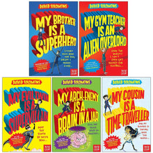 Load image into Gallery viewer, My Brother is a Superhero Series 5 Books Collection By David Solomons - Ages 9-14 - Paperback - Bangzo Books Wholesale