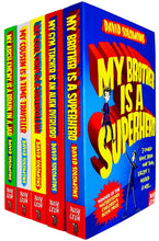 Load image into Gallery viewer, My Brother is a Superhero Series 5 Books Collection By David Solomons - Ages 9-14 - Paperback - Bangzo Books Wholesale
