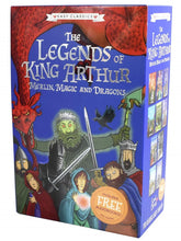 Load image into Gallery viewer, The Legends Of King Arthur Easy Classic 10 Books Box Set By Tracey Mayhew - Ages 7-9 - Paperback