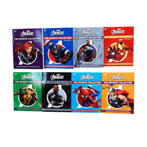 Marvel Avengers The Infinite Collection Character Guides Volume 1 - 8 Books Collection Box - Paperback - Age 5-7