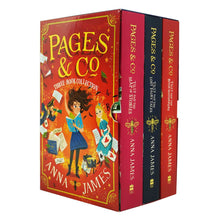 Load image into Gallery viewer, Pages &amp; Co Series by Anna James 3 Books Collection Box Set - Age 9-14 - Paperback