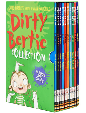 Dirty Bertie Collection 10 Book Set By David Roberts & Alan McDonald - Ages 9-14 - Paperback