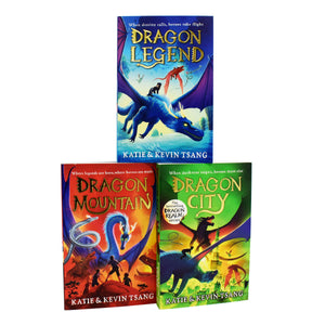 Dragon Realm Series 3 Books Collection Set By Katie Tsang & Kevin Tsang - Ages -9-14 - Paperback