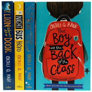 Onjali Q. Rauf Collection 4 Books Set (The Boy At the Back of the Class and Other Novels) - Ages 8-12 - Paperback