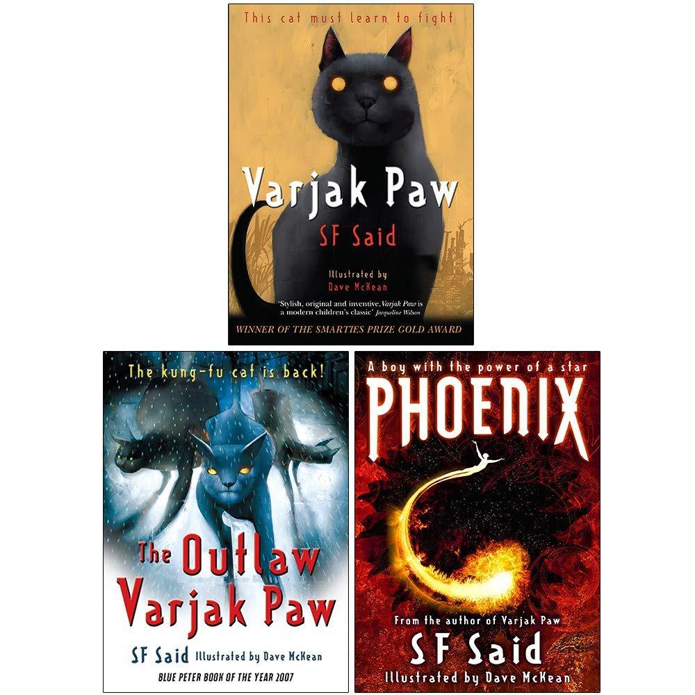 SF Said Collection 3 Books Set (Varjak Paw, Phoenix & The Outlaw Varjak Paw) - Ages 8-11 - Paperback