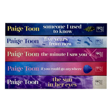Load image into Gallery viewer, Paige Toon Collection 5 Books Set - Fiction - Paperback