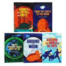 Load image into Gallery viewer, The Classic Jules Verne Collection 5 Books Box Set - Ages 14+ - Paperback