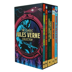 The Classic Jules Verne Collection 5 Books Box Set - Ages 14+ - Paperback