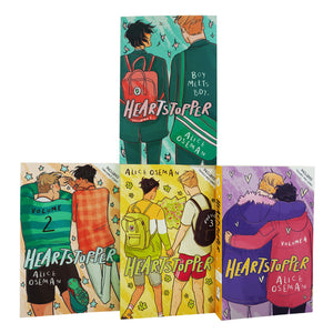 Heartstopper by Alice Oseman: Volumes 1-4 Collection Set - Ages 13+ - Paperback
