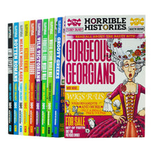 Load image into Gallery viewer, Horrible Histories Savage 10 Book Collection Set By Terry Deary - Ages 8-12 - Paperback