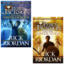 Load image into Gallery viewer, Percy Jackson and the Greek Gods &amp; Heroes by Rick Riordan 2 Books Collection Set - Ages 9+ - Paperback - Bangzo Books Wholesale