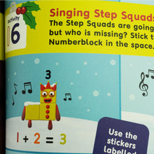 Load image into Gallery viewer, Numberblocks Christmas Sticker Fun Book By Sweet Cherry Publishing - Ages 3+ - Paperback