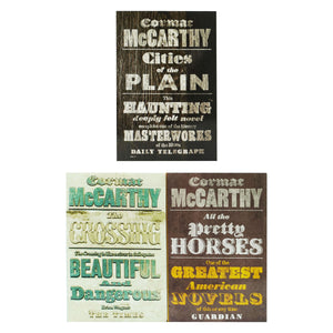 The Border Trilogy Series by Cormac McCarthy: 3 Books Collection Set - Ages 18+ - Paperback