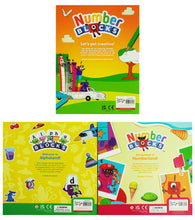 Load image into Gallery viewer, Numberblocks Colouring Fun &amp; Sticker Activity Book Collection 3 Books Set - Ages 3+ - Paperback