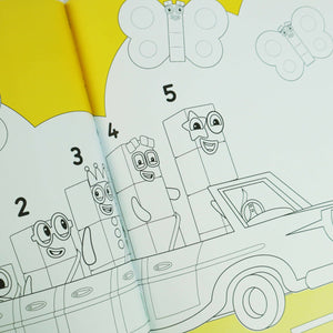 Numberblocks Colouring Fun & Sticker Activity Book Collection 3 Books Set - Ages 3+ - Paperback