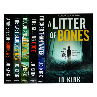 DCI Logan Crime Thrillers Series by JD Kirk 6 Books Collection Set (Book 1-6) - Fiction - Paperback