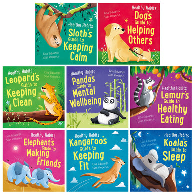 Healthy Habits Series By Lisa Edwards 8 books Collection Set - Ages 5-7 - Paperback