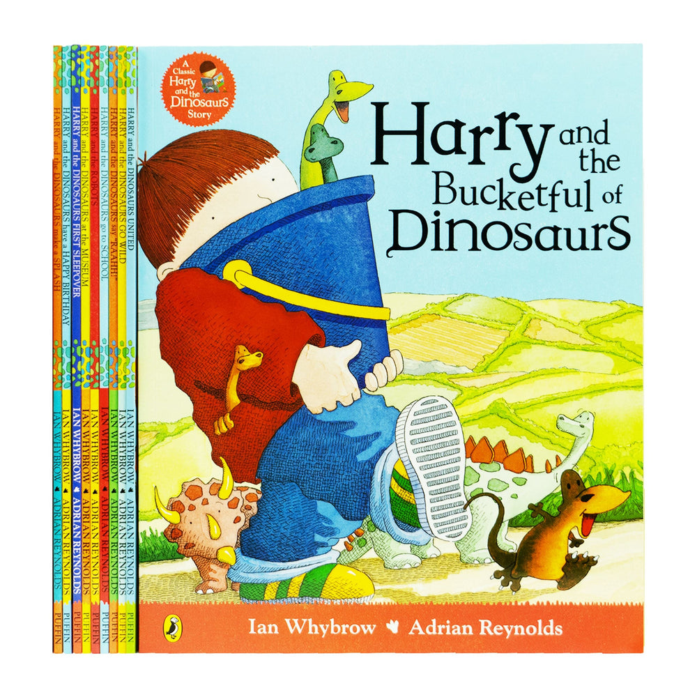 Harry and the Dinosaurs Series By Ian Whybrow: 10 Books Collection Set - Ages 2-7 - Paperback - Bangzo Books Wholesale
