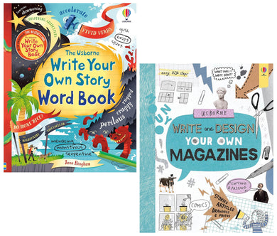 Usborne Write Your Own Series By Jane Bingham & Sarah Hull 2 Books Collection Set - Ages 8-11 - Spiral Bound