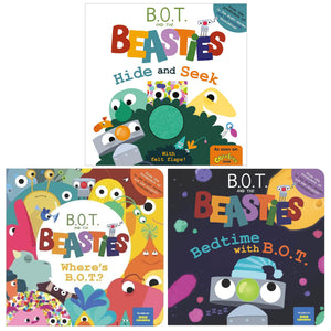 B.O.T And The Beasties Series By Sweet Cherry Publishing 3 Books Collection Set - Ages 2-4 - Board Book
