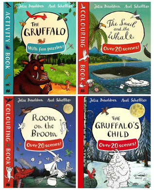 Julia Donaldson Picture and Activity 4 Books Collection - Ages 5-7 - Paperback