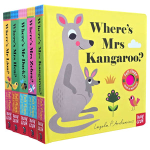 Felt Flaps: Where's Mr Series By Ingela P Arrhenius: 5 Books Collection Set - Ages 0-5 - Board Books