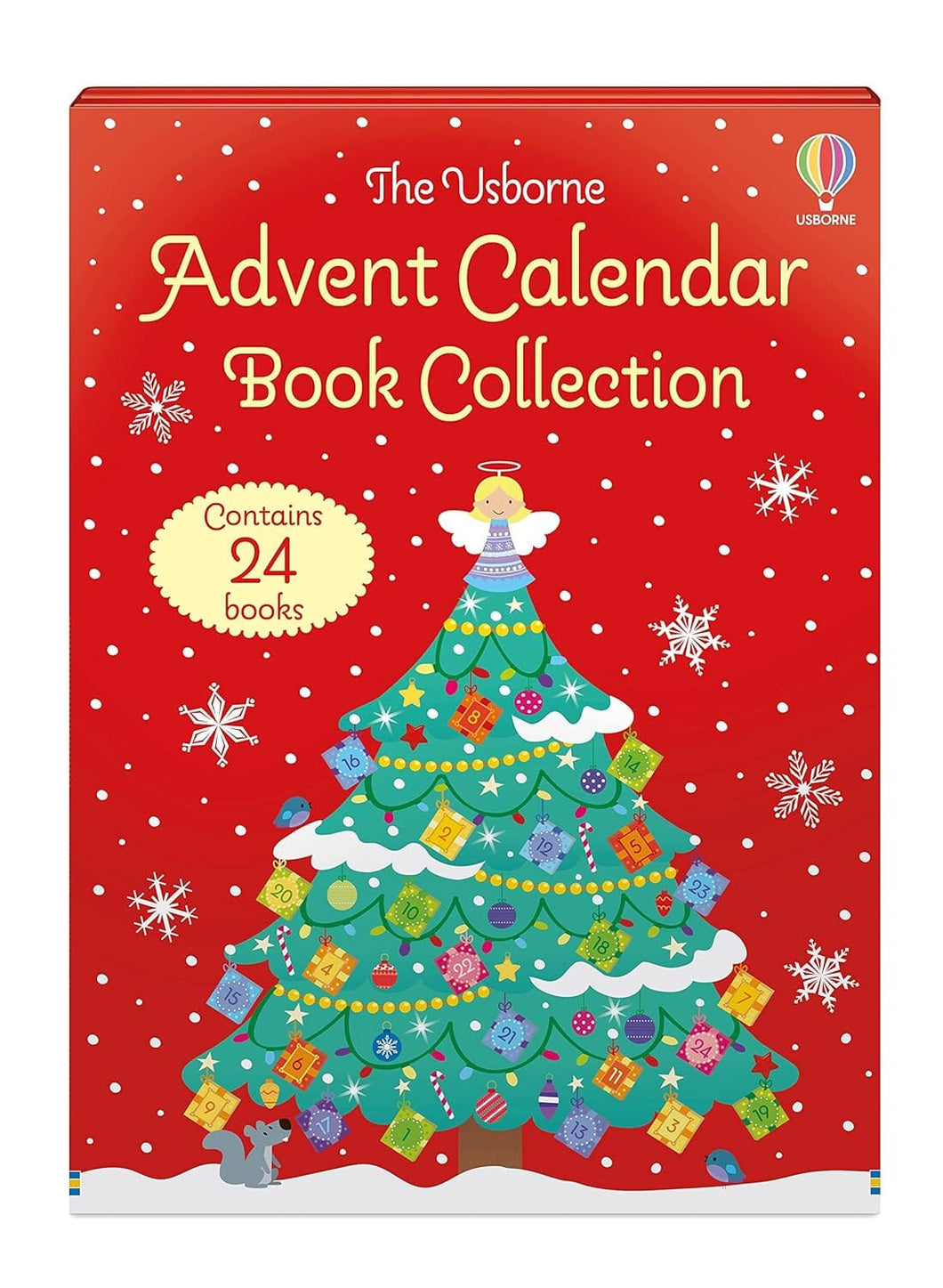 Usborne Advent Christmas Calendar Book (Red): 24 Books Collection Set - Ages 3+ - Paperback - Bangzo Books Wholesale