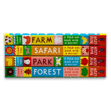 Load image into Gallery viewer, Tummy Time Series by Louise Lockhart 4 Books Collection Set - Ages 0-5 - Board Book (A Fold-out Book with a mirror!)