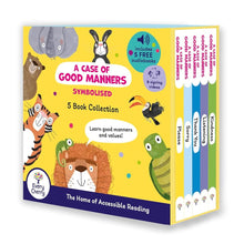 Load image into Gallery viewer, A Case of Good Manners: Symbolised 5 Books Collection Box Set With Free Audio - Ages 5-7 - Board Book