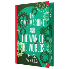 Load image into Gallery viewer, The Time Machine &amp; The War of The Worlds by H. G. Wells (Deluxe Edition) - Sprayed Edge Hardback