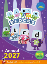 Load image into Gallery viewer, Alphablocks Annual 2027: Packed with Puzzles, Games and Stories! - Ages 3-5 - Hardback
