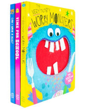 Load image into Gallery viewer, The Very Hungry Worry Monsters Touch and Feel Library Collection By Rosie Greening: 3 Books Set - Ages 3+ - Board Book