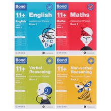 Load image into Gallery viewer, Bond 11+ Assessment Papers Book 2 (9-10 Years) 4 Books Collection by Oxford - Paperback - Bangzo Books Wholesale