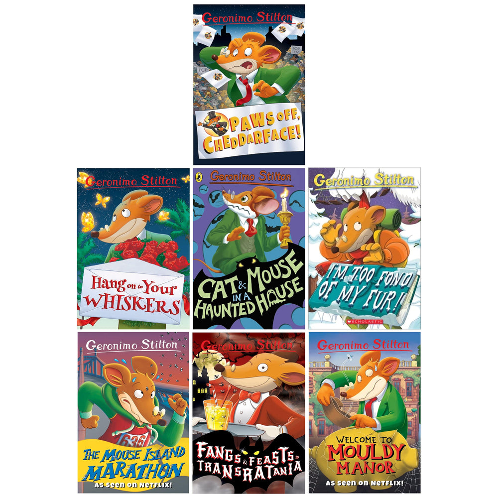 The Geronimo Stilton Bundle: 7 Books Collection Set - Ages 5-7 - Paperback - Bangzo Books Wholesale