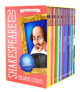 20 Shakespeare Easy Classics Childrens Stories The Complete Collection - Includes FREE (QR codes) - Age 7+ - Hardback