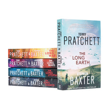 Load image into Gallery viewer, The Long Earth by Terry Pratchett &amp; Stephen Baxter: Complete Books 1-5 Collection Set - Fiction - Paperback - Bangzo Books Wholesale